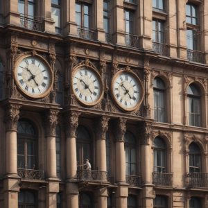 Фасадные часы: виды, устройство и требования к установке