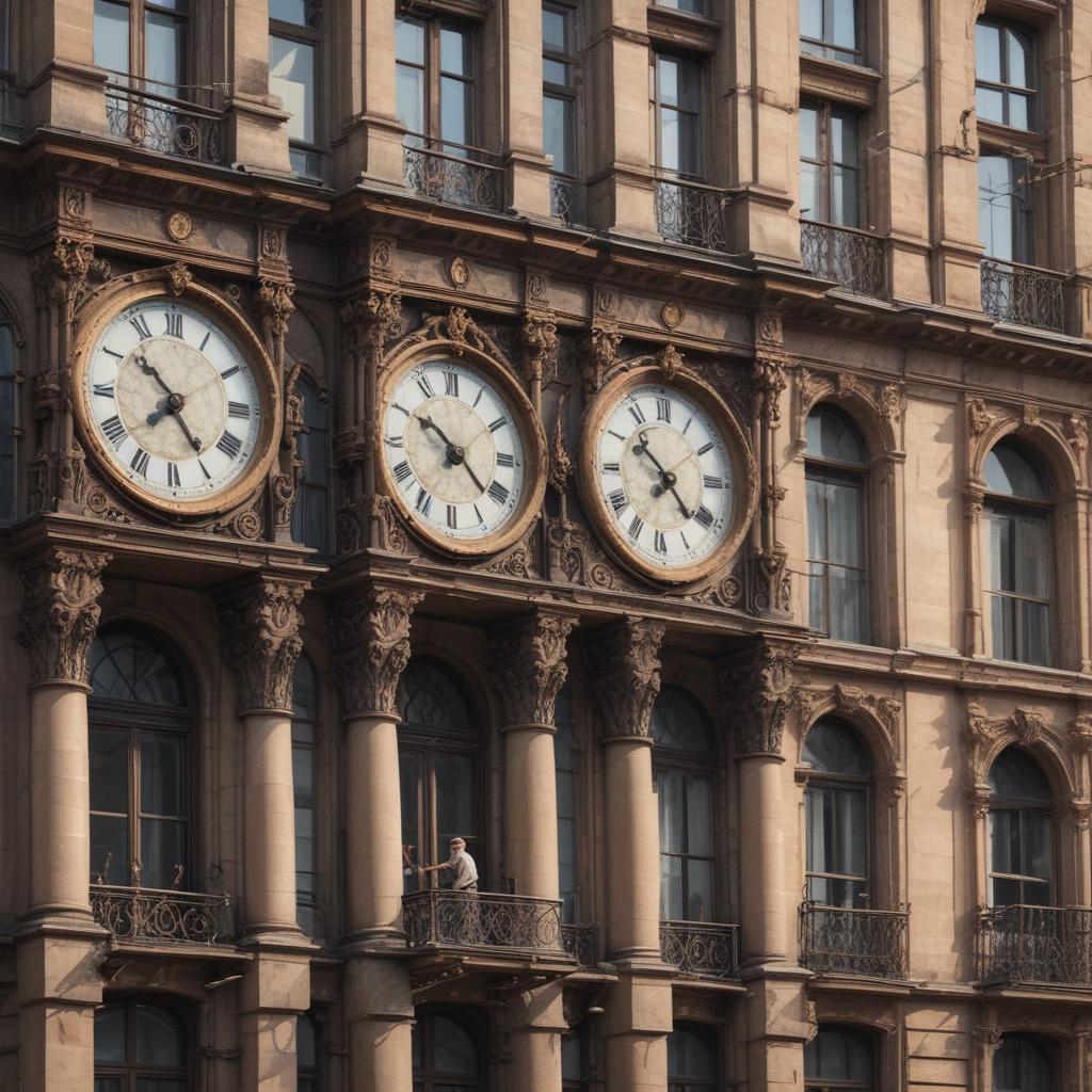 Фасадные часы: виды, устройство и требования к установке